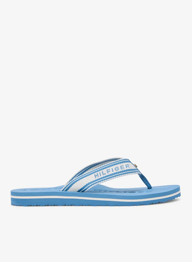 TOMMY HILFIGER Webbing Strap Signature Flip-Flops